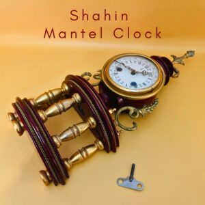 Vintage Persian Shahin Mantel Clock Ormolu Style